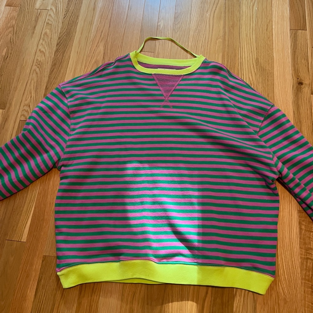 We the Free, Free People Long sleeve in Pink/Green in Size S